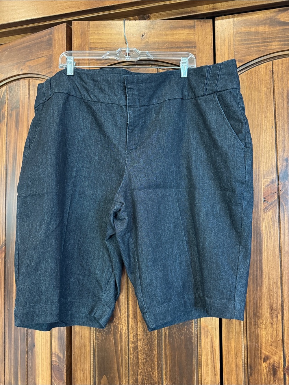 Roz & Ali Dark Indigo Denim Shorts